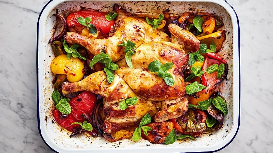 Курица с овощами